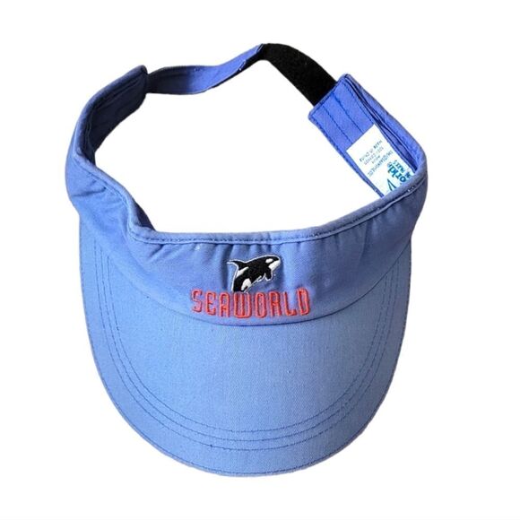 Vintage Y2K SeaWorld Logo Visor - Picture 1 of 4